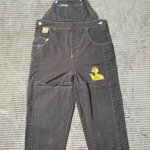 Vintage Sesame Street Big Bird Overalls 4t